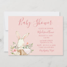 Baby Girl Pink Script Cute Elegant Baby