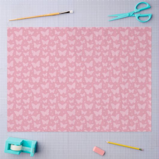 Baby Girl Pink Tissuepapier (Craft)