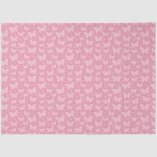 Baby Girl Pink Tissuepapier (Voorkant)