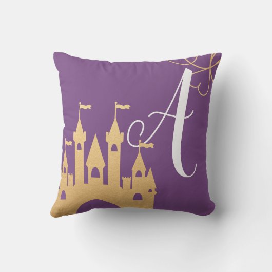 Baby Girl Princess Birth Stats Pillow Kussen (Achterkant)