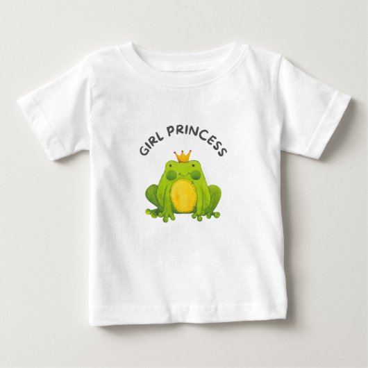 baby girl prinses t-shirt (Voorkant)