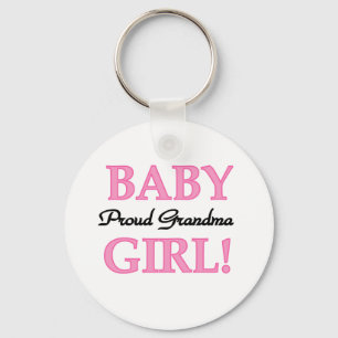 Baby Girl Proud Grandma Sleutelhanger