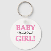 Baby Girl Proud Pap Sleutelhanger (Voorkant)