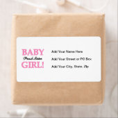 Baby Girl Proud Sister Gifts Etiket (Insitu)