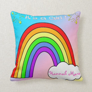 Baby Girl- Rainbow Keepomwille Pillow Kussen