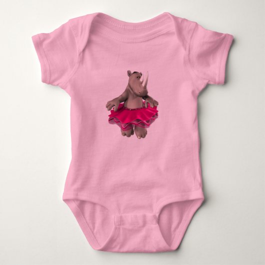 Baby Girl Rhino Romper (Voorkant)