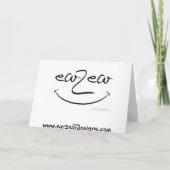 Baby Girl Rubber eend Kaart (Achterkant)