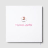 Baby Girl’s First Christmas Guest Book – Gastenboek (Achterkant)