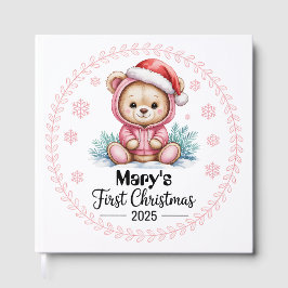 Baby Girl’s First Christmas Guest Book – Gastenboek