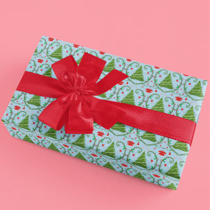 Baby Girl Santa Outfit Baby Shower Patroon Cadeaupapier