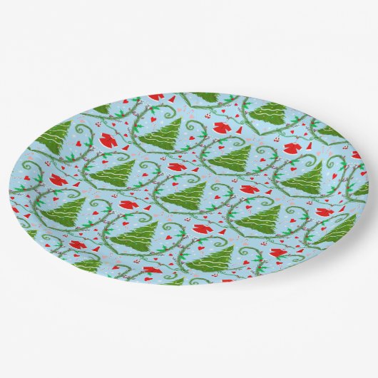 Baby Girl Santa Outfit Baby shower Pattern Papieren Bordje (Gekanteld)