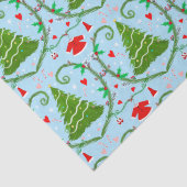 Baby Girl Santa Outfit Baby shower Pattern Tissuepapier (Detail)