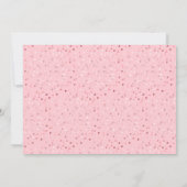 Baby Girl Script Dankuwel Liefde Foto geboorte Aankondiging (Achterkant)