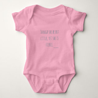 Baby Girl Shakespeare Romper