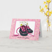 Baby Girl Shoes Kaart (Gele Bloem)