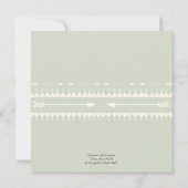 Baby Girl Shower Adventure Begin Beer Deer Kaart (Achterkant)