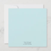 Baby Girl Shower Adventure Begin theepasta Kaart (Achterkant)