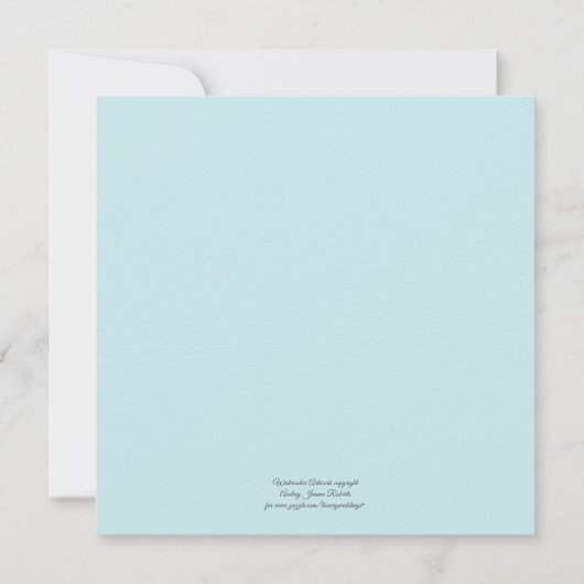 Baby Girl Shower Adventure Begin theepasta Kaart (Achterkant)