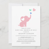 Baby Girl Shower beroemd gemaakt door Mail Pink El Kaart (Voorkant)
