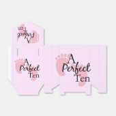 Baby Girl Shower Favor Box Bedankdoosjes (Uitgevouwen)