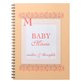 Baby girl Shower-gastenboek Notitieboek