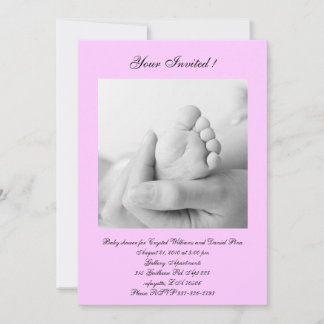  Baby girl shower Kaart