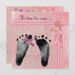  Baby girl shower Kaart