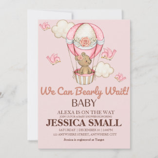  Baby girl shower Kaart