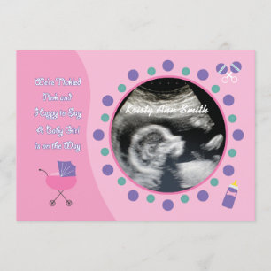 Baby girl shower Kaart