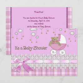  Baby girl shower Kaart