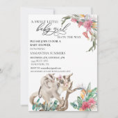 Baby Girl Shower Sugar Glider Australië Wild One Kaart (Voorkant)