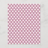 Baby Girl Shower - Teddy Bear Theme (Achterkant)