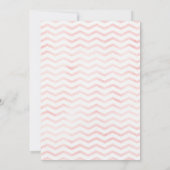 Baby Girl Shower-uitnodiging Kaart (Achterkant)