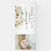 Baby Girl Sip en zie Foto Spandoek (Verticaal)