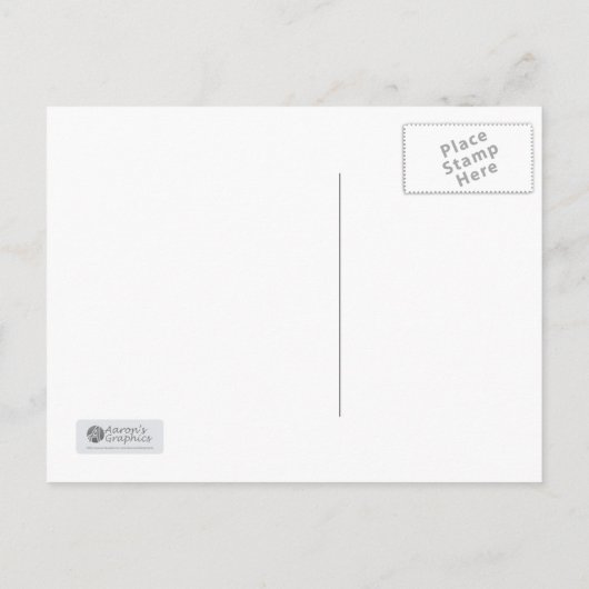 Baby Girl Sip & See Douche Briefkaart (Achterkant)