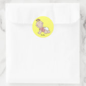 Baby Girl Sjabloon Sticker (Tas)