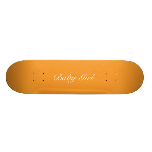 Baby Girl skateboard sinaasappel