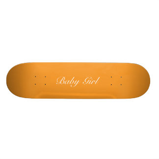 Baby Girl skateboard sinaasappel