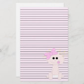 Baby Girl Stationery Briefpapier (Voorkant / Achterkant)