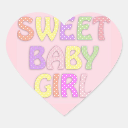 Baby Girl Sticker (Voorkant)