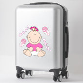 Baby Girl Sticker (Koffer)