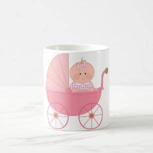 Baby Girl Stroller Koffiemok