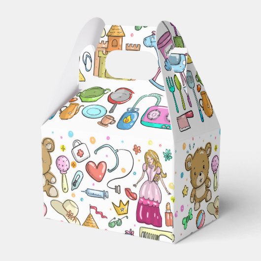 Baby Girl Stuff - Favor Box Bedankdoosjes (Achterkant)