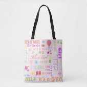 Baby Girl Tote Bag (Voorkant)