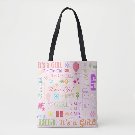 Baby Girl Tote Bag (Voorkant)
