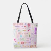 Baby Girl Tote Bag (Achterkant)