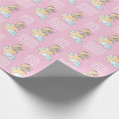 Baby Girl 👶 Twinkle, Twinkle Little 🌟 Star Cadeaupapier (Hoek)