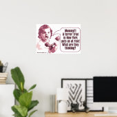 Baby Girl: Wat denken ze? Poster (Thuiskantoor)