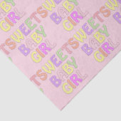 Baby Girl-weefselpapier Tissuepapier (Detail)