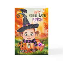 Baby Girl Witch's eerste halloween